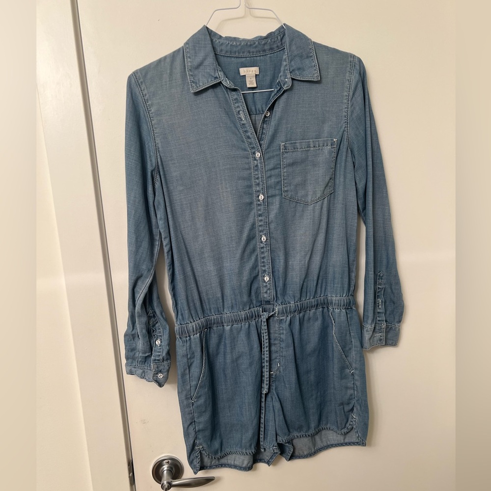 Hinge Light Denim Long Sleeve Jumper – Size Small